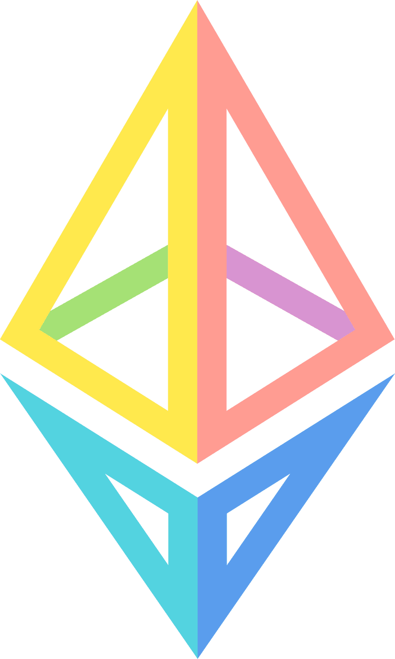 ETH ρόμβος (χρωματιστό)
